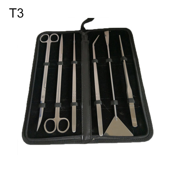 Aquarium Tools Kit Tweezers Scissors Stainless Steel Cleaning Tools Aquatic Plants Fish Tank Aquarium Accessories