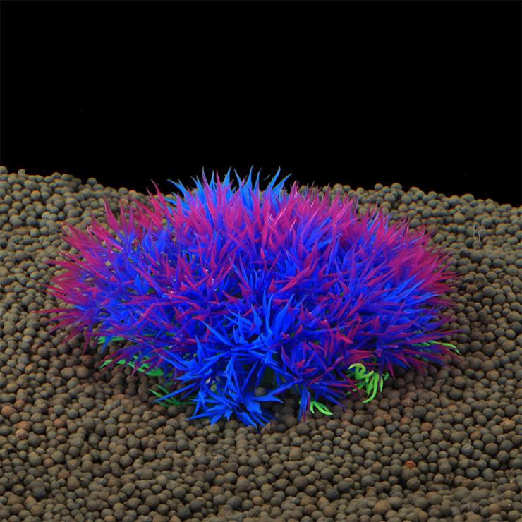 Plastic 1pcs/ Artificial Aqua turf Ornaments Simulation Plant Aquarium Decorative landscape Accessories Aquatic plants