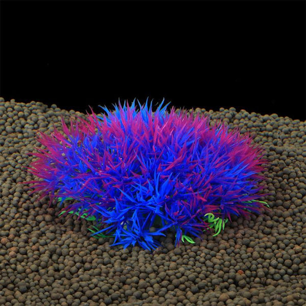 Plastic 1pcs/ Artificial Aqua turf Ornaments Simulation Plant Aquarium Decorative landscape Accessories Aquatic plants