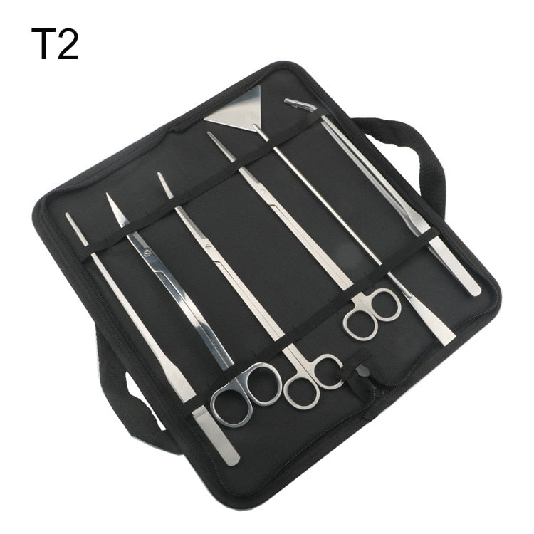 Aquarium Tools Kit Tweezers Scissors Stainless Steel Cleaning Tools Aquatic Plants Fish Tank Aquarium Accessories