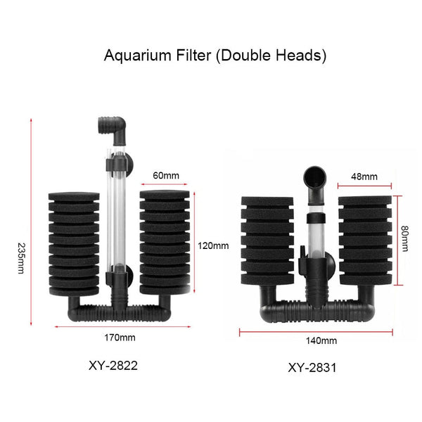 Aquarium Filter for Aquarium Fish Tank Air Pump Skimmer Biochemical Sponge Filter Aquarium Bio Filter Filtro Aquario Practical