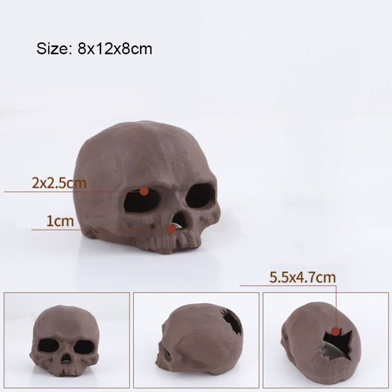 Ceramic Aquarium Decoration Fish Shrimps Shelter House Pottery Scorpion House Canister Simulation Stone Fish Tank Decor Great