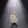 Cow Pendant Stainless Steel Necklace