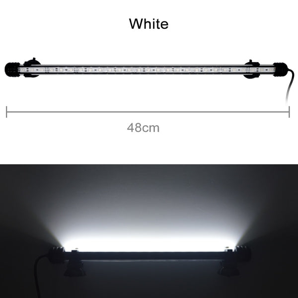 Aquarium Light LED Waterproof Fish Tank Lamp Underwater Submersible RGB Fish Lighting Aquarium Decor Plant 19-49CM 110v 220V