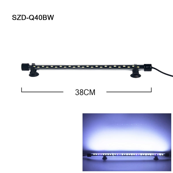 LED Aquarium Light Waterproof Fish Tank Light Aquatic Plant Light Submersible Underwater Clip Lamp Aquatic Decor