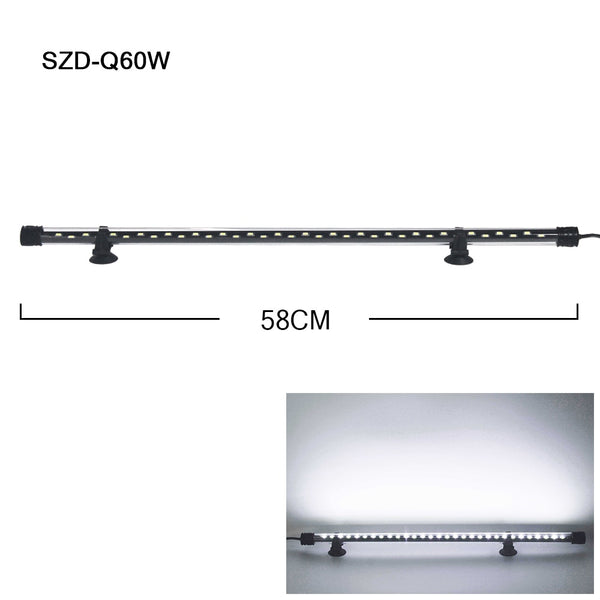 LED Aquarium Light Waterproof Fish Tank Light Aquatic Plant Light Submersible Underwater Clip Lamp Aquatic Decor