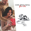 New Cow Ring Exquisite Cute Animal Silver