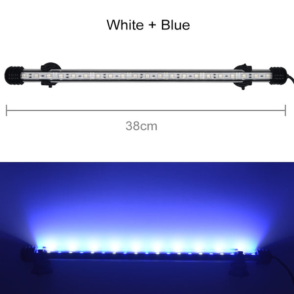 Aquarium Light LED Waterproof Fish Tank Lamp Underwater Submersible RGB Fish Lighting Aquarium Decor Plant 19-49CM 110v 220V