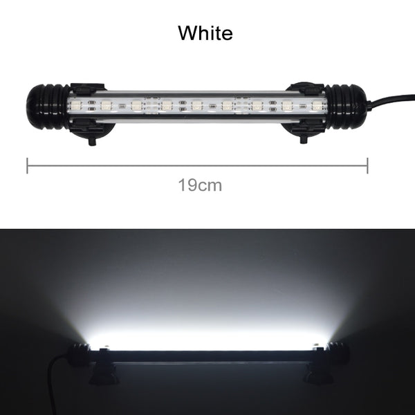 Aquarium Light LED Waterproof Fish Tank Lamp Underwater Submersible RGB Fish Lighting Aquarium Decor Plant 19-49CM 110v 220V