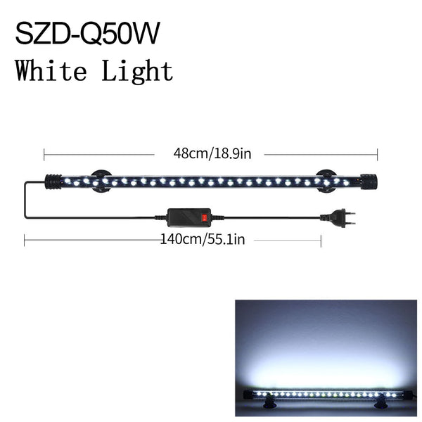 18-54CM Aquarium Light Fish Tank Submersible Light Lamp  Waterproof Underwater LED Lights Aquarium Lighting