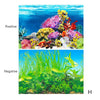 Aquarium Background Decoration Sticker Fish Tank Landscape Sticker Poster Background for Aquarium Ocean Plant Aquascape Painting