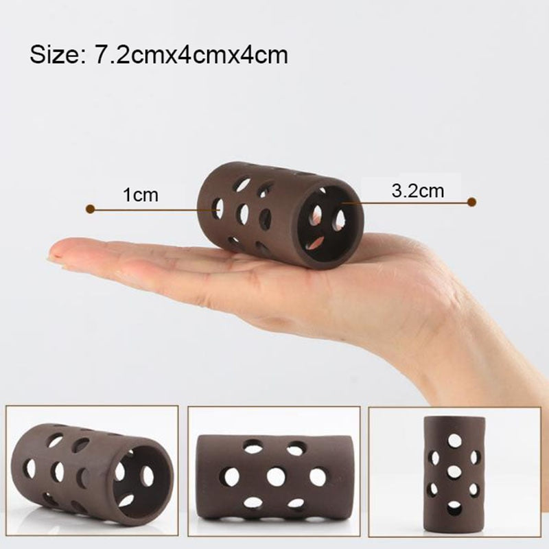 Ceramic Aquarium Decoration Fish Shrimps Shelter House Pottery Scorpion House Canister Simulation Stone Fish Tank Decor Great