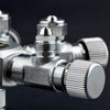 Stainless Steel Multi Way Aquarium CO2 Splitter Distributor Check Valve Solenoid Valve CO2 Regulator Rector Fish Tank Accessory