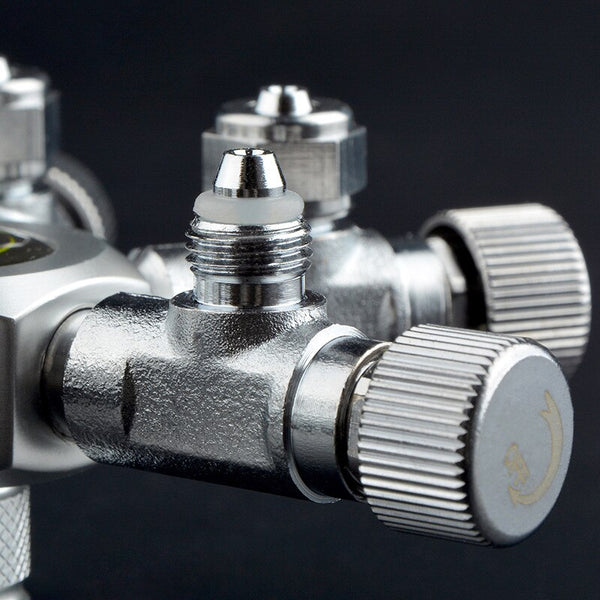 Stainless Steel Multi Way Aquarium CO2 Splitter Distributor Check Valve Solenoid Valve CO2 Regulator Rector Fish Tank Accessory