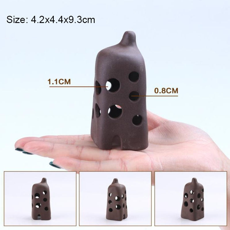 Ceramic Aquarium Decoration Fish Shrimps Shelter House Pottery Scorpion House Canister Simulation Stone Fish Tank Decor Great