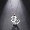 Cow Pendant Stainless Steel Necklace