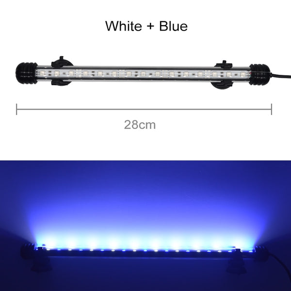 Aquarium Light LED Waterproof Fish Tank Lamp Underwater Submersible RGB Fish Lighting Aquarium Decor Plant 19-49CM 110v 220V