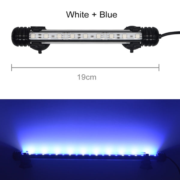 Aquarium Light LED Waterproof Fish Tank Lamp Underwater Submersible RGB Fish Lighting Aquarium Decor Plant 19-49CM 110v 220V