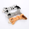 Dog Plush Chew Toy Cute Animal Shape Body Stretchable