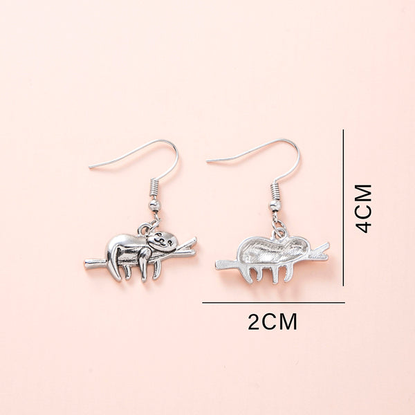 Cute Animal Sloth Drop Earrings