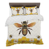 zbigtee Bee with Honey Flower QBS Comfy Funny Bed Quilt Bed Set Bedding Set Animal