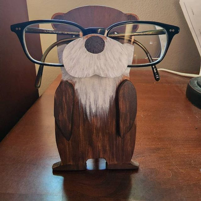 1 Pc Animal Glasses Rack Cute 3D Animal Wood Carvings Sunglass Display Rack Shelf Eyeglasses Show Stand Jewelry Holder Showcase