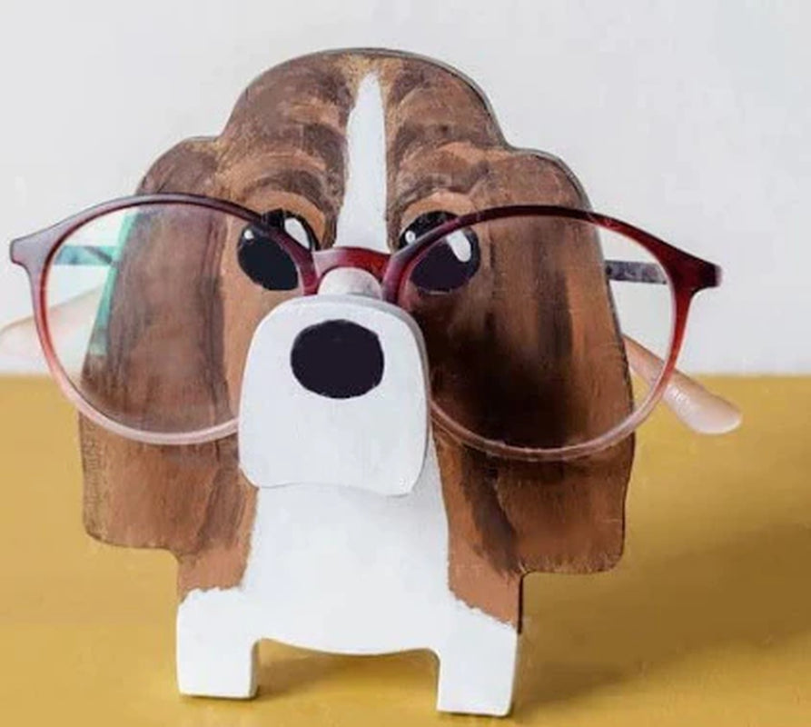 1 Pc Animal Glasses Rack Cute 3D Animal Wood Carvings Sunglass Display Rack Shelf Eyeglasses Show Stand Jewelry Holder Showcase