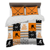 zbigtee Ice Hockey Shape Pattern QBS Comfy Funny Bed Quilt Bed Set Bedding Set Ice Hockey