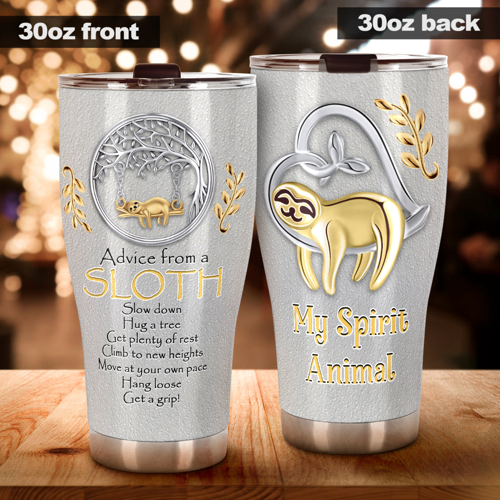 Sloth Tumbler - Love Sloth Stainless Steel Tumbler