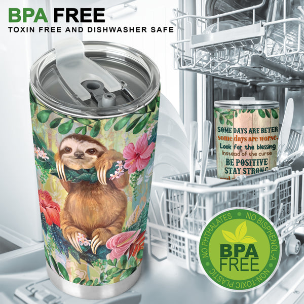 Sloth Tumbler - Love Sloth Stainless Steel Tumbler