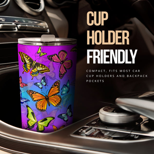 Butterfly Tumbler - Butterfly Stainless Steel Tumbler