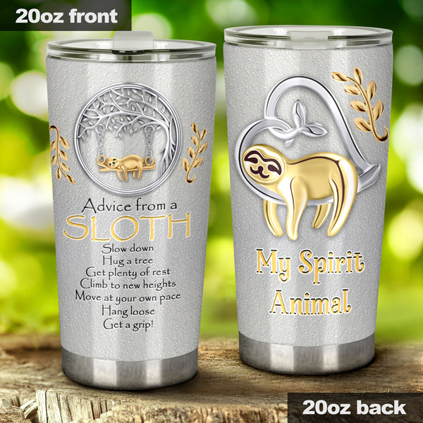 Sloth Tumbler - Love Sloth Stainless Steel Tumbler